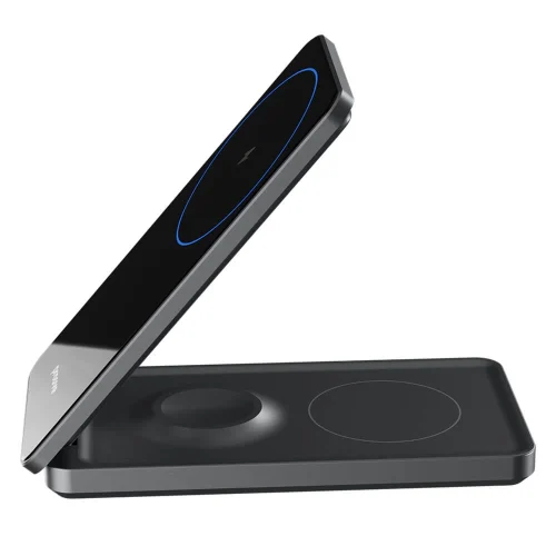 Alternative view of Proove 3in1 MagSafe Wireless Foldable Charging Station Metal Edge 15W Grey