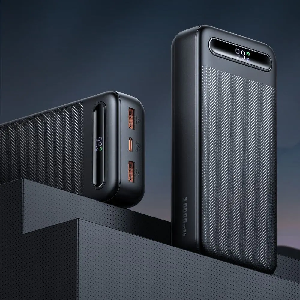 Mcdodo PowerBank USB-C + 2xUSB Digital Display 20000mAh 22.5W Black (MC-3891) POWER BANKS Mcdodo Mcdodo PowerBank USB-C + 2xUSB Digital Display 20000mAh 22.5W Black (MC-3891) - Image 4
