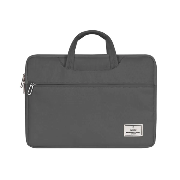 WiWU Vivi Laptop HandBag 15.6″ Grey GADGETS WIWU WiWU Vivi Laptop HandBag 15.6" Grey