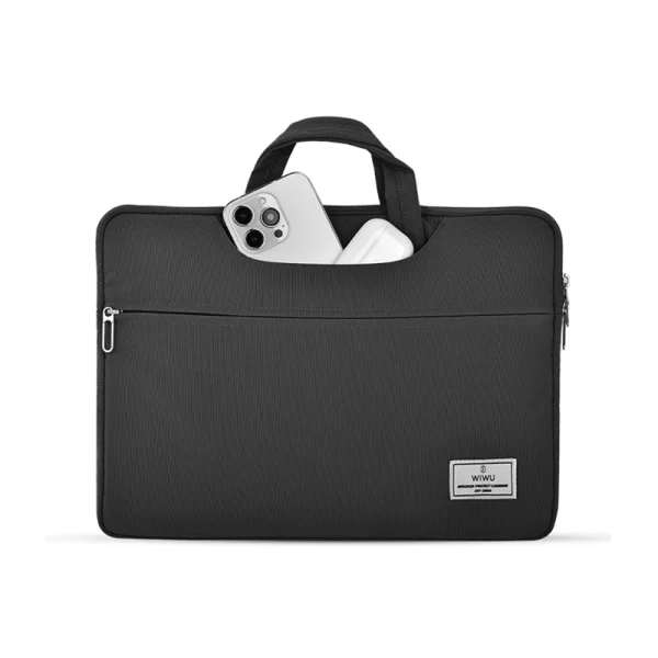 WiWU Vivi Laptop HandBag 15.6″ Grey GADGETS WIWU WiWU Vivi Laptop HandBag 15.6" Grey - Image 6