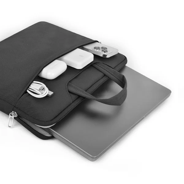 WiWU Vivi Laptop HandBag 15.6″ Grey GADGETS WIWU WiWU Vivi Laptop HandBag 15.6" Grey - Image 2