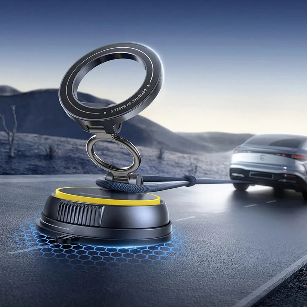 Baseus PrimeTrip VC2 Flex MagSuction Car Phone Holder Black ΑΞΕΣΟΥΑΡ MAGSAFE Baseus Baseus PrimeTrip VC2 Flex MagSuction Car Phone Holder Black - Image 5