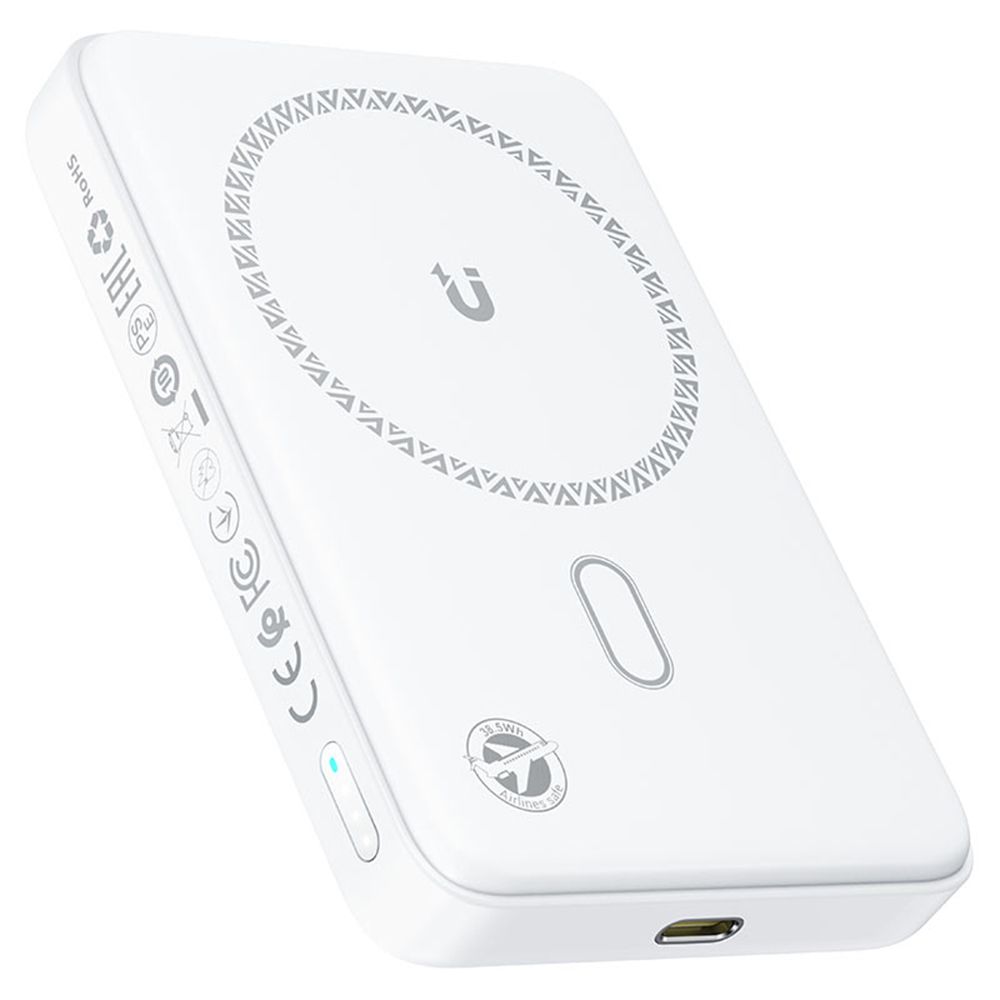 AceFast MagSafe PowerBank LED 10000mAh 20W White (M26) POWERBANK MAGSAFE AceFast AceFast MagSafe PowerBank LED 10000mAh 20W White (M26)