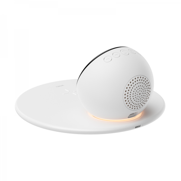 WiWU Wireless Charger with Clock Display Alarm Bluetooth Speaker 15W White (W017) ΑΞΕΣΟΥΑΡ WIWU WiWU Wireless Charger with Clock Display Alarm Bluetooth Speaker 15W White (W017) - Image 3