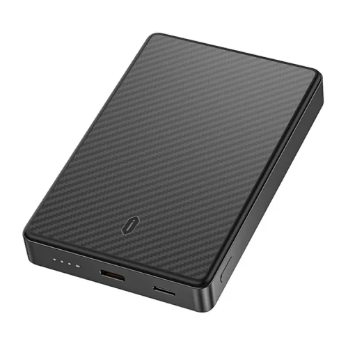 Alternative view of WiWU Warriors PD 20W Magnetic MagSafe PowerBank 10000mAh Aramid Fiber Black (P073)