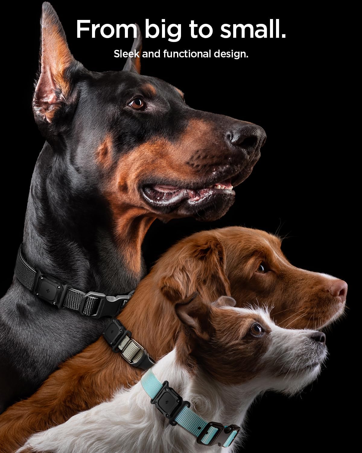 Θήκη Spigen Tough Armor Pet Collar Apple AirTag Black ΘΗΚΕΣ Spigen Θήκη Spigen Tough Armor Pet Collar Apple AirTag Black - Image 3