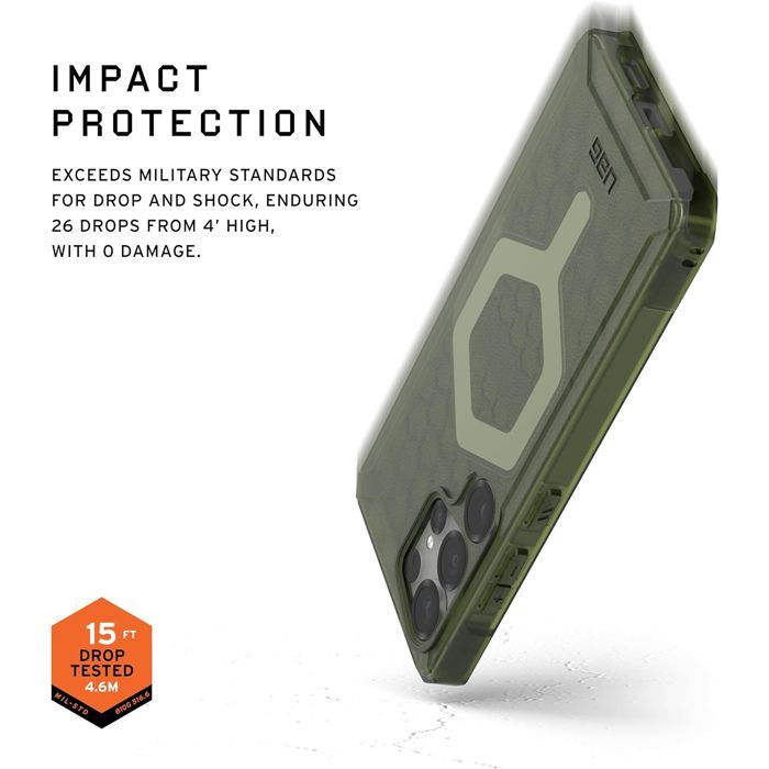 Θήκη UAG Essential Armor Magsafe Olive Samsung Galaxy S25 Ultra ΘΗΚΕΣ uag Θήκη UAG Essential Armor Magsafe Olive Samsung Galaxy S25 Ultra - Image 4
