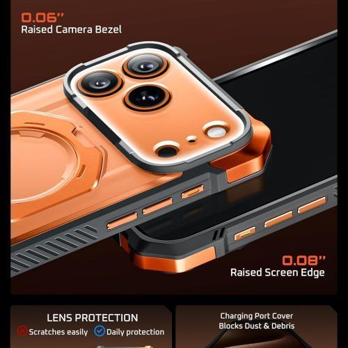 Alternative view of Θήκη Supcase Unicorn Beetle Grip Magsafe Orange iPhone 17 Pro