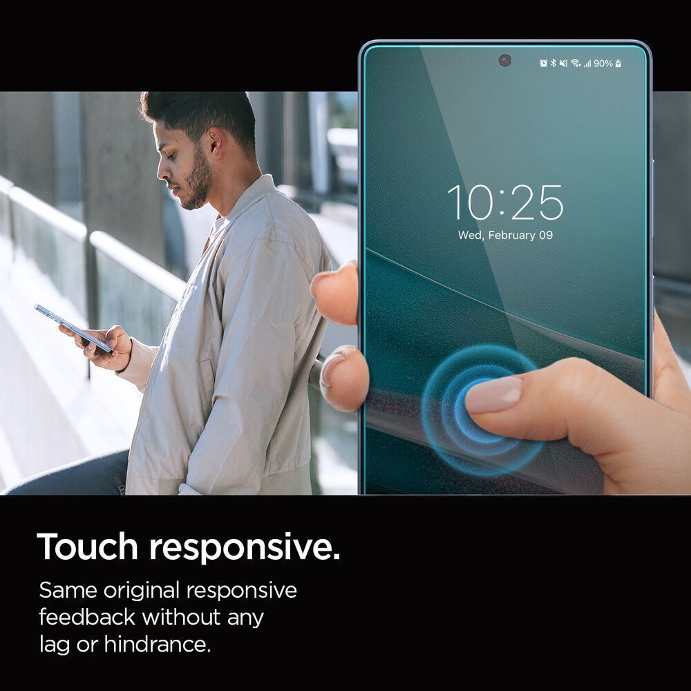 Spigen EZ Fit GLAS.tR HD Privacy Tempered Glass Samsung Galaxy S25 Ultra (2-Pack) ΠΡΟΣΤΑΣΙΑ ΟΘΟΝΗΣ Spigen Spigen EZ Fit GLAS.tR HD Privacy Tempered Glass Samsung Galaxy S25 Ultra (2-Pack) - Image 10