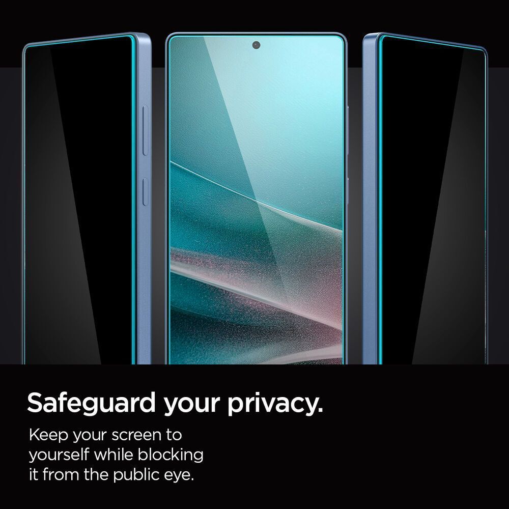 Spigen EZ Fit GLAS.tR HD Privacy Tempered Glass Samsung Galaxy S25 Ultra (2-Pack) ΠΡΟΣΤΑΣΙΑ ΟΘΟΝΗΣ Spigen Spigen EZ Fit GLAS.tR HD Privacy Tempered Glass Samsung Galaxy S25 Ultra (2-Pack) - Image 8