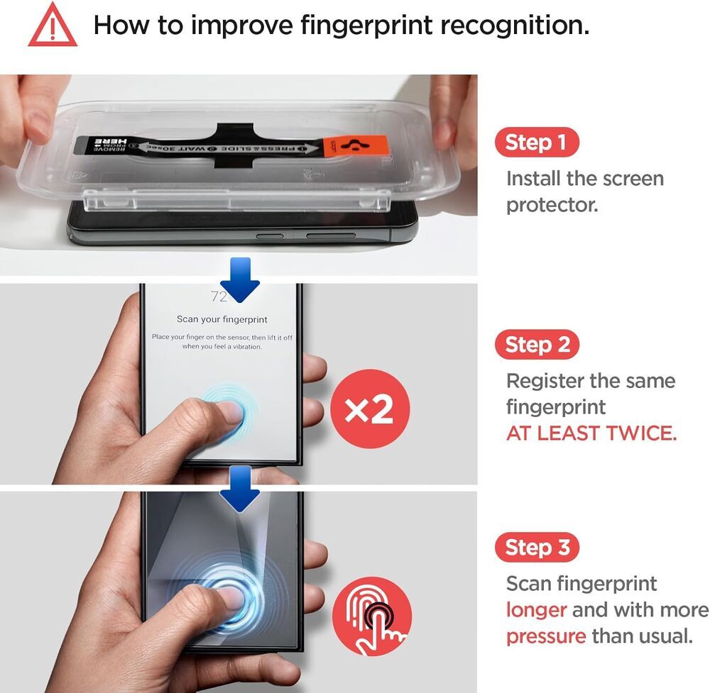 Spigen EZ Fit GLAS.tR HD Privacy Tempered Glass Samsung Galaxy S25 Ultra (2-Pack) ΠΡΟΣΤΑΣΙΑ ΟΘΟΝΗΣ Spigen Spigen EZ Fit GLAS.tR HD Privacy Tempered Glass Samsung Galaxy S25 Ultra (2-Pack) - Image 6