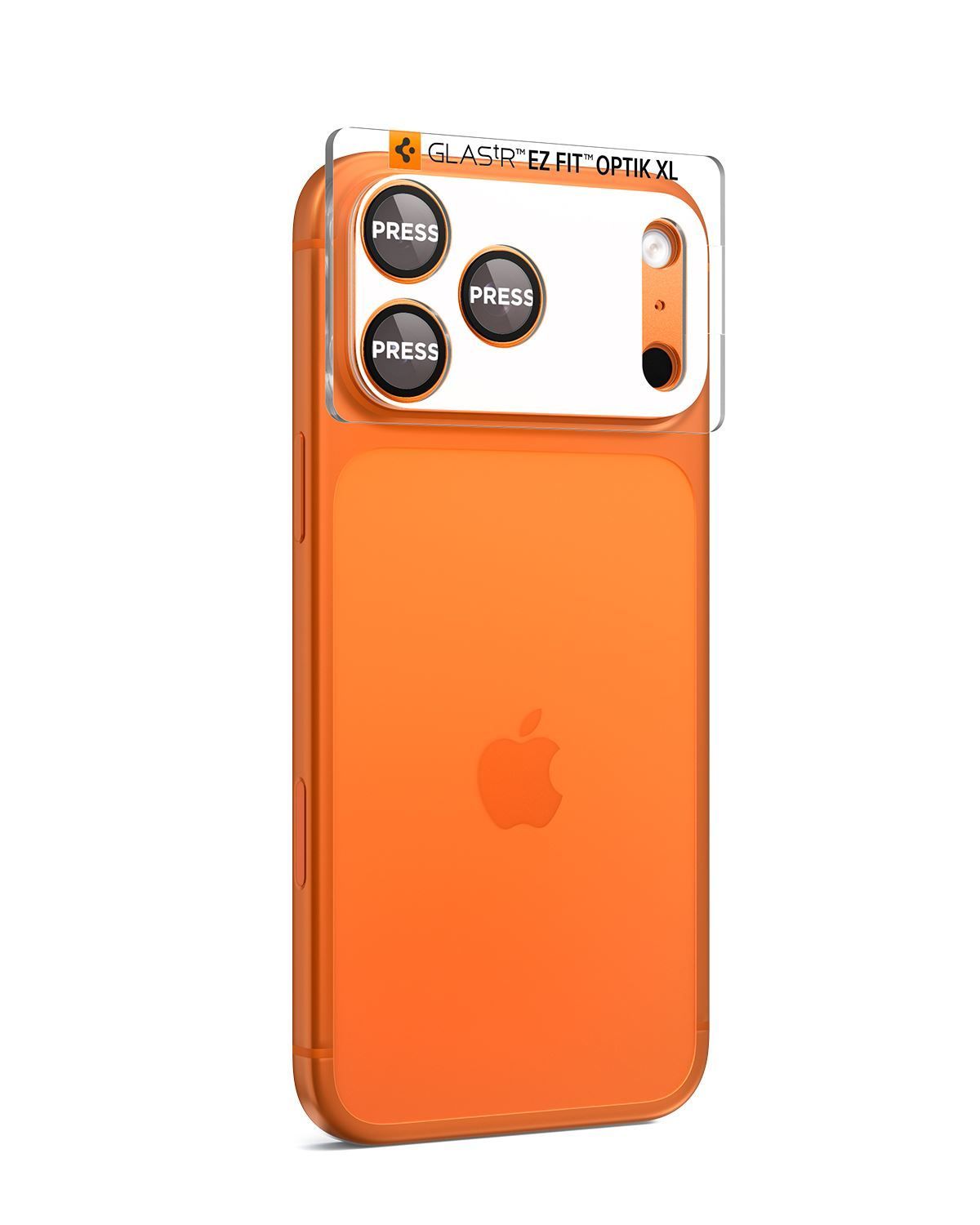 Spigen Glass tR EZ Fit Optik ProXL Orange iPhone 17 Pro Προστασία Οθόνης iPhone Spigen Spigen Glass tR EZ Fit Optik ProXL Orange iPhone 17 Pro - Image 4