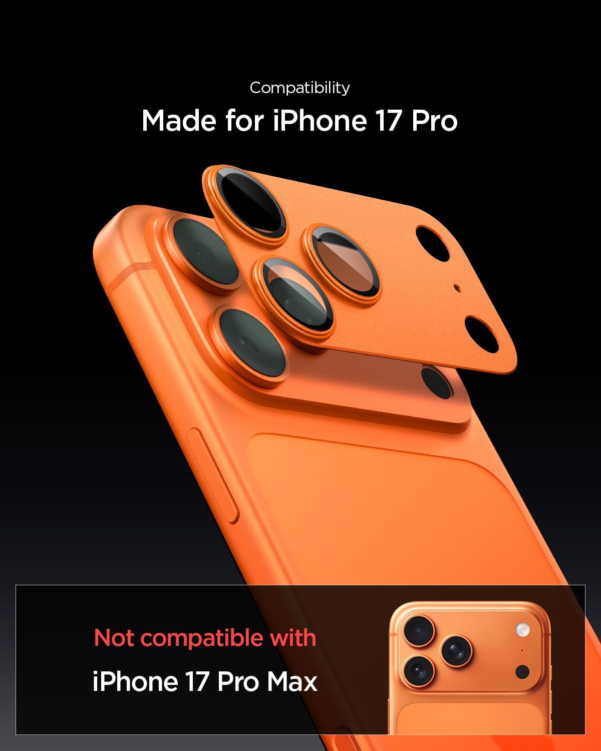 Spigen Glass tR EZ Fit Optik ProXL Orange iPhone 17 Pro Προστασία Οθόνης iPhone Spigen Spigen Glass tR EZ Fit Optik ProXL Orange iPhone 17 Pro - Image 12