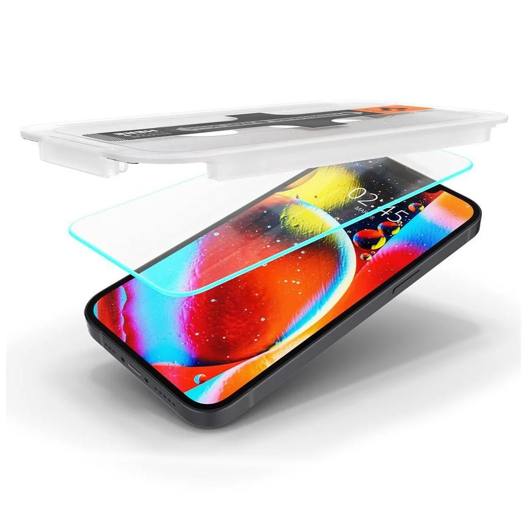 Spigen EZ Fit GLAS.tR Tempered Glass iPhone 13/13 Pro/14/16e/17e (2-Pack) ΠΡΟΣΤΑΣΙΑ ΟΘΟΝΗΣ Spigen Spigen EZ Fit GLAS.tR Tempered Glass iPhone 13/13 Pro/14/16e/17e (2-Pack) - Image 3