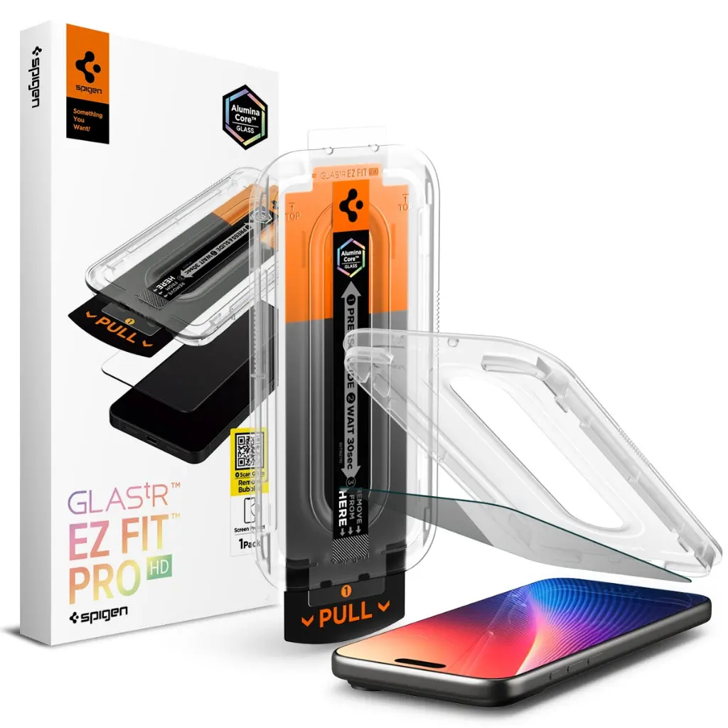 Spigen GLAS.tR EZ Fit Pro Privacy Tempered Glass iPhone 17 Pro Max/16 Pro Max ΠΡΟΣΤΑΣΙΑ ΟΘΟΝΗΣ Spigen Spigen GLAS.tR EZ Fit Pro Privacy Tempered Glass iPhone 17 Pro Max/16 Pro Max
