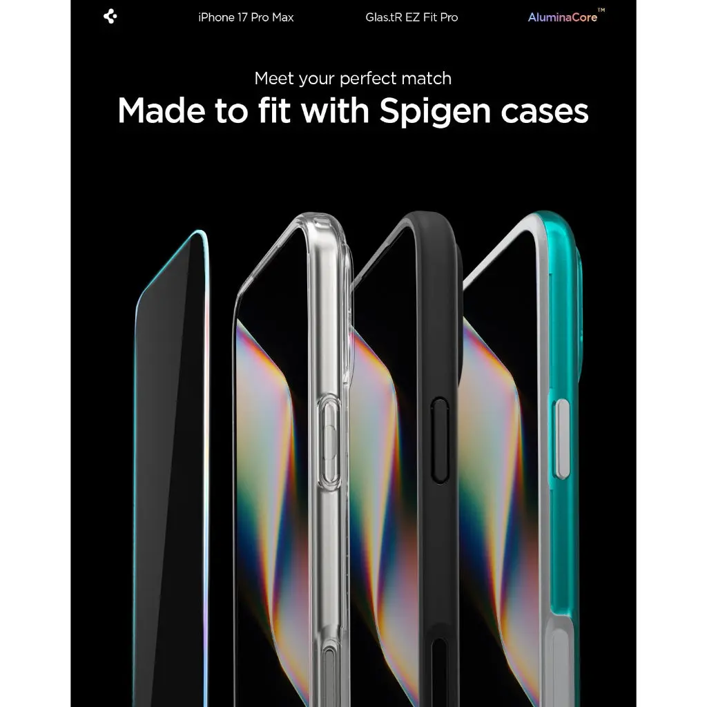 Spigen GLAS.tR EZ Fit Pro Privacy Tempered Glass iPhone 17 Pro Max/16 Pro Max ΠΡΟΣΤΑΣΙΑ ΟΘΟΝΗΣ Spigen Spigen GLAS.tR EZ Fit Pro Privacy Tempered Glass iPhone 17 Pro Max/16 Pro Max - Image 4