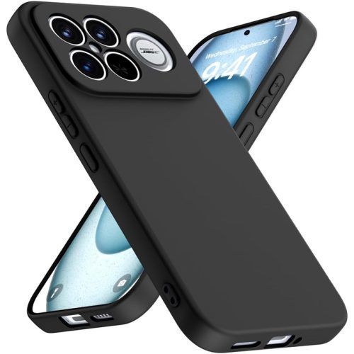 Θήκη Rubber Silk Black Poco F8 Ultra 5G