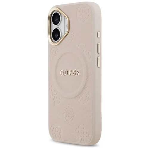 Alternative view of Θήκη Guess Peony Hot Stamp Magsafe Pink iPhone 17
