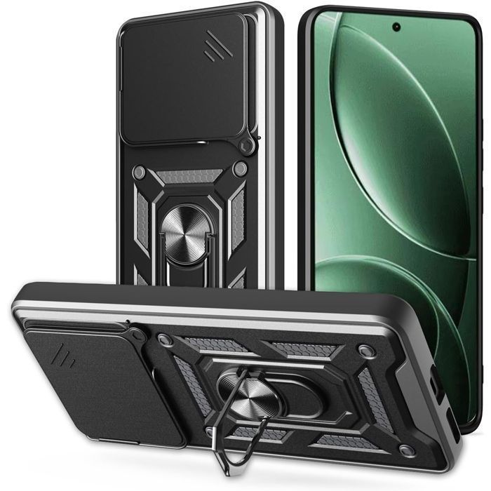 Θήκη Combo Kickstand Slide Camera Black Poco F8 Ultra 5G ΘΗΚΕΣ Orso Θήκη Combo Kickstand Slide Camera Black Poco F8 Ultra 5G