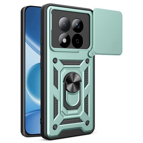 Θήκη Combo Kickstand Slide Camera Green Poco M8 5G ΘΗΚΕΣ Orso Θήκη Combo Kickstand Slide Camera Green Poco M8 5G