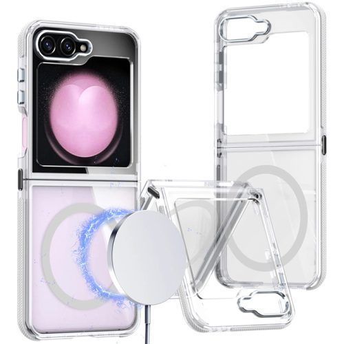 Θήκη Orso Crystal Clear MagSafe Clear White Samsung Galaxy Z Flip 6 ΘΗΚΕΣ Orso Θήκη Orso Crystal Clear MagSafe Clear White Samsung Galaxy Z Flip 6