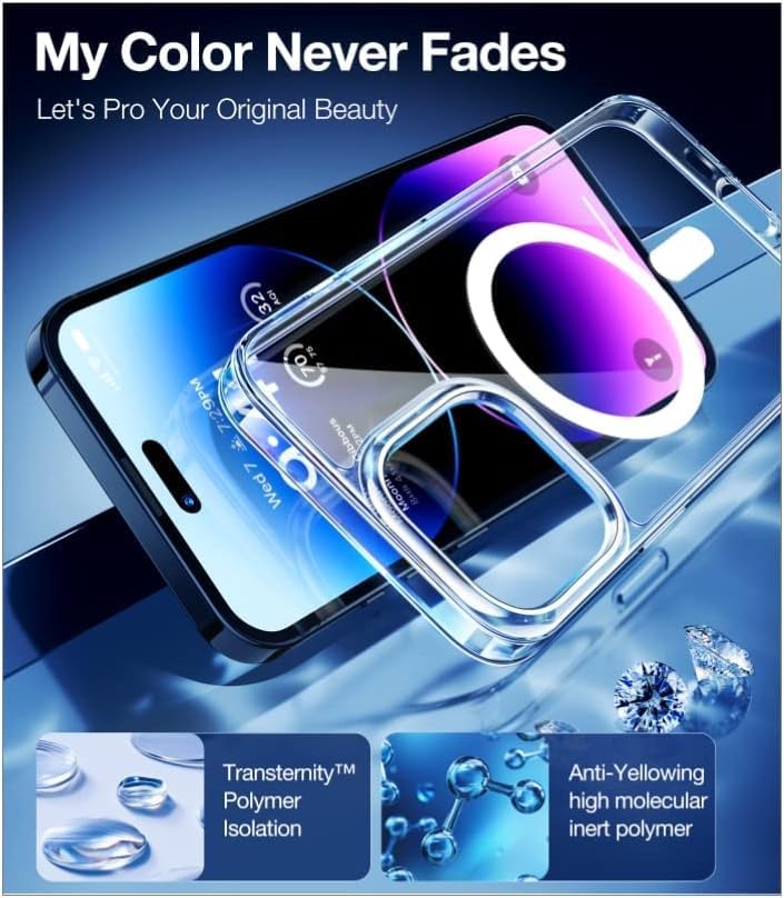 Θήκη Torras Diamond-Mag MagSafe Clear iPhone 15 ΘΗΚΕΣ TORRAS Θήκη Torras Diamond-Mag MagSafe Clear iPhone 15 - Image 2
