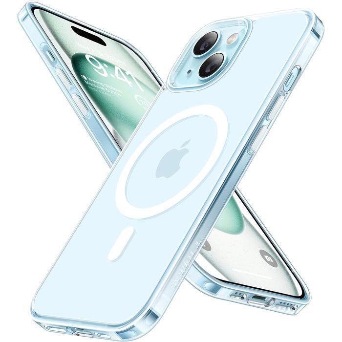 Θήκη Torras Diamond-Mag MagSafe Clear iPhone 15 ΘΗΚΕΣ TORRAS Θήκη Torras Diamond-Mag MagSafe Clear iPhone 15