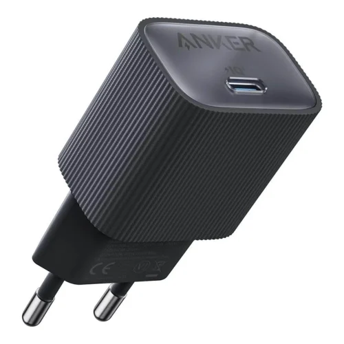 Anker 30W PD USB-C Nano GaN Fast Charger Black ΑΞΕΣΟΥΑΡ Anker Anker 30W PD USB-C Nano GaN Fast Charger Black
