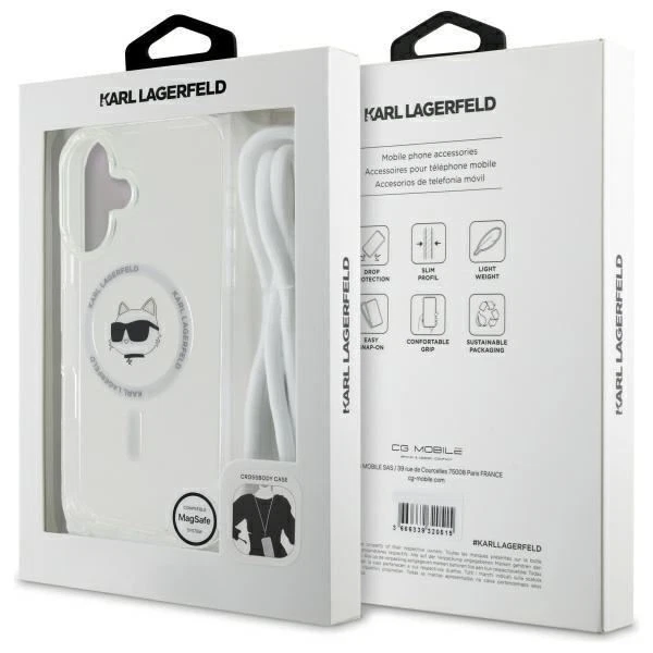 Θήκη Karl Lagerfeld IML Choupette Head Crossbody Cord Clear Magsafe iPhone 16 ΘΗΚΕΣ KARL LAGERFELD Θήκη Karl Lagerfeld IML Choupette Head Crossbody Cord Clear Magsafe iPhone 16 - Image 5
