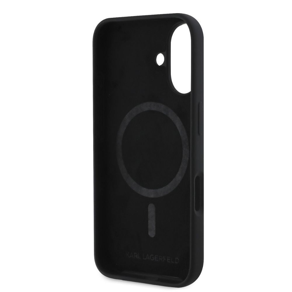 Θήκη Karl Lagerfeld Liquid Silicone Karl&Choupette Ring MagSafe Black iPhone 16 ΘΗΚΕΣ KARL LAGERFELD Θήκη Karl Lagerfeld Liquid Silicone Karl&Choupette Ring MagSafe Black iPhone 16 - Image 4