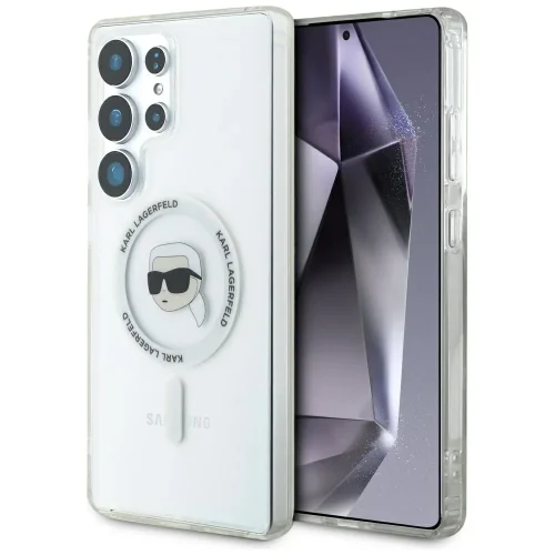 Θήκη Karl Lagerfeld Button Karl Head Printed Logo MagSafe Clear Samsung Galaxy S25 Ultra ΘΗΚΕΣ KARL LAGERFELD Θήκη Karl Lagerfeld Button Karl Head Printed Logo MagSafe Clear Samsung Galaxy S25 Ultra