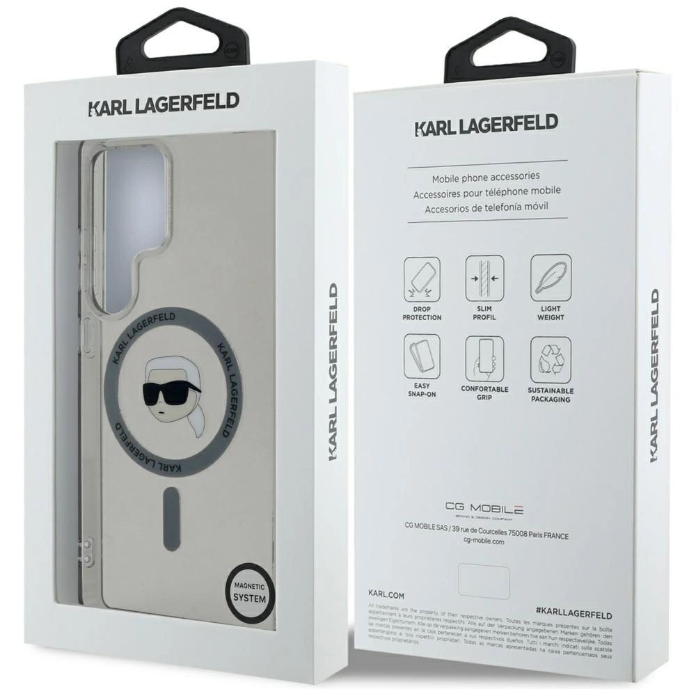 Θήκη Karl Lagerfeld Button Karl Head Printed Logo MagSafe Clear Black Samsung Galaxy S25 Ultra ΘΗΚΕΣ KARL LAGERFELD Θήκη Karl Lagerfeld Button Karl Head Printed Logo MagSafe Clear Black Samsung Galaxy S25 Ultra - Image 7