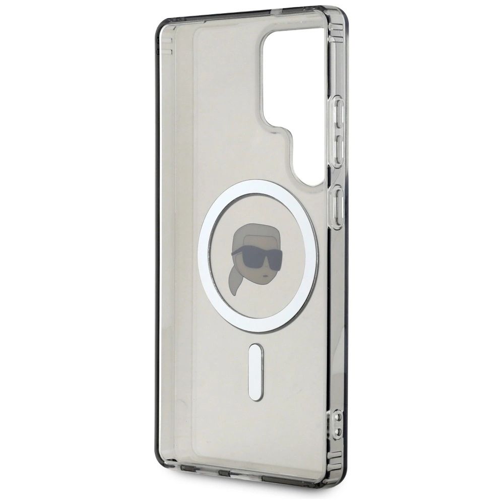Θήκη Karl Lagerfeld Button Karl Head Printed Logo MagSafe Clear Black Samsung Galaxy S25 Ultra ΘΗΚΕΣ KARL LAGERFELD Θήκη Karl Lagerfeld Button Karl Head Printed Logo MagSafe Clear Black Samsung Galaxy S25 Ultra - Image 6