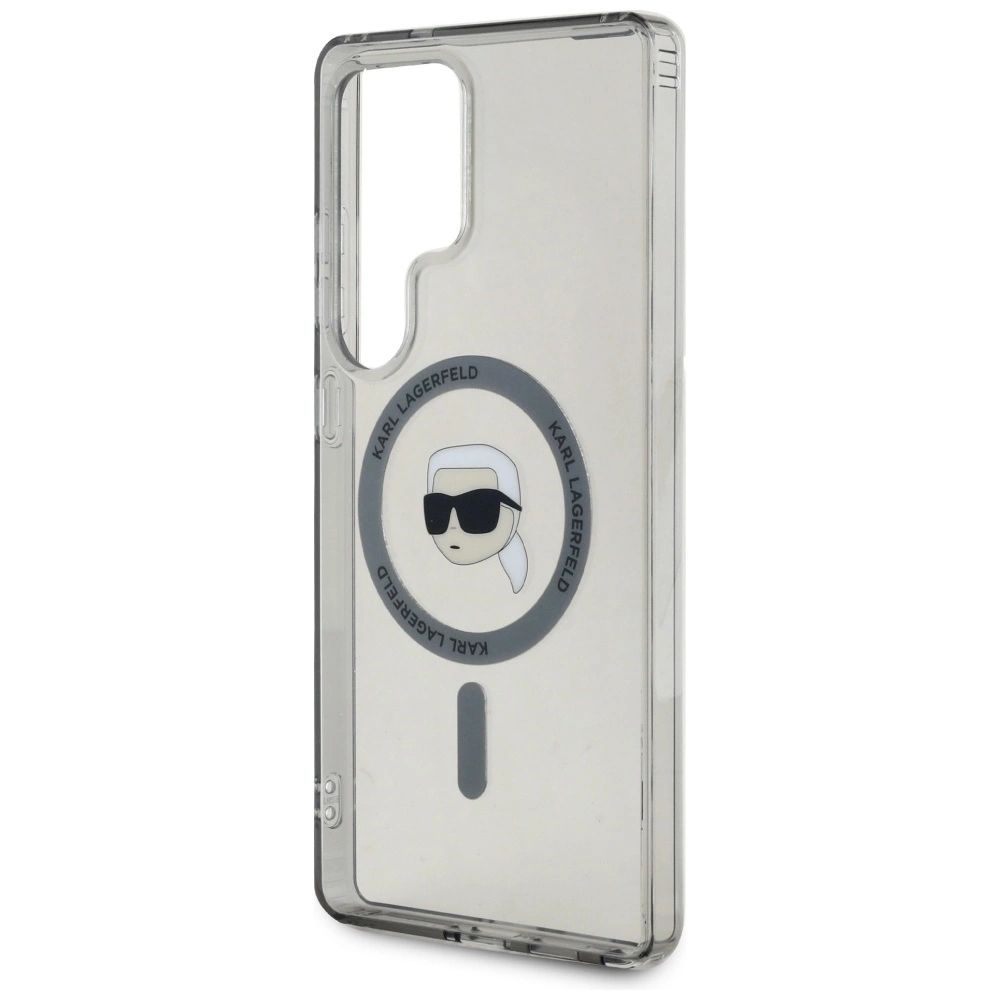 Θήκη Karl Lagerfeld Button Karl Head Printed Logo MagSafe Clear Black Samsung Galaxy S25 Ultra ΘΗΚΕΣ KARL LAGERFELD Θήκη Karl Lagerfeld Button Karl Head Printed Logo MagSafe Clear Black Samsung Galaxy S25 Ultra - Image 5