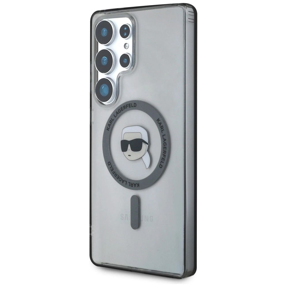 Θήκη Karl Lagerfeld Button Karl Head Printed Logo MagSafe Clear Black Samsung Galaxy S25 Ultra ΘΗΚΕΣ KARL LAGERFELD Θήκη Karl Lagerfeld Button Karl Head Printed Logo MagSafe Clear Black Samsung Galaxy S25 Ultra - Image 8