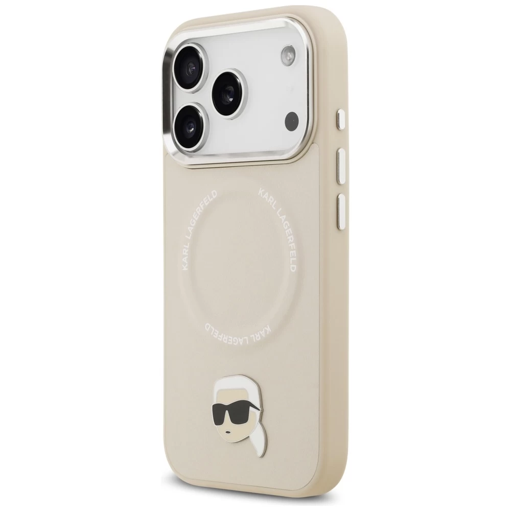 Θήκη Karl Lagerfeld Karl Pin MagSafe Beige iPhone 17 Pro Max ΘΗΚΕΣ KARL LAGERFELD Θήκη Karl Lagerfeld Karl Pin MagSafe Beige iPhone 17 Pro Max - Image 4