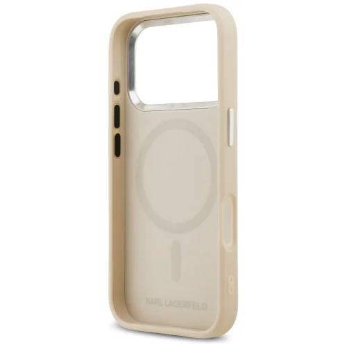 Alternative view of Θήκη Karl Lagerfeld Karl Pin MagSafe Beige iPhone 17 Pro Max
