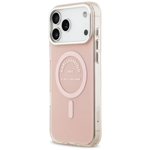 Alternative view of Θήκη Karl Lagerfeld IML Karl RSG Logo MagSafe Pink iPhone 17 Pro Max