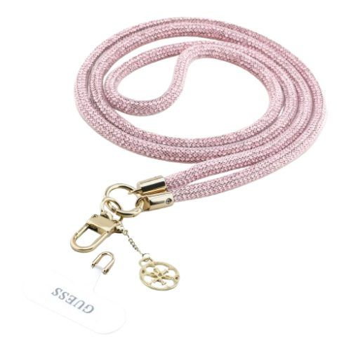 Guess Universal Crossbody Rhinestone Strap Tether Patch Pink GADGETS Guess Guess Universal Crossbody Rhinestone Strap Tether Patch Pink