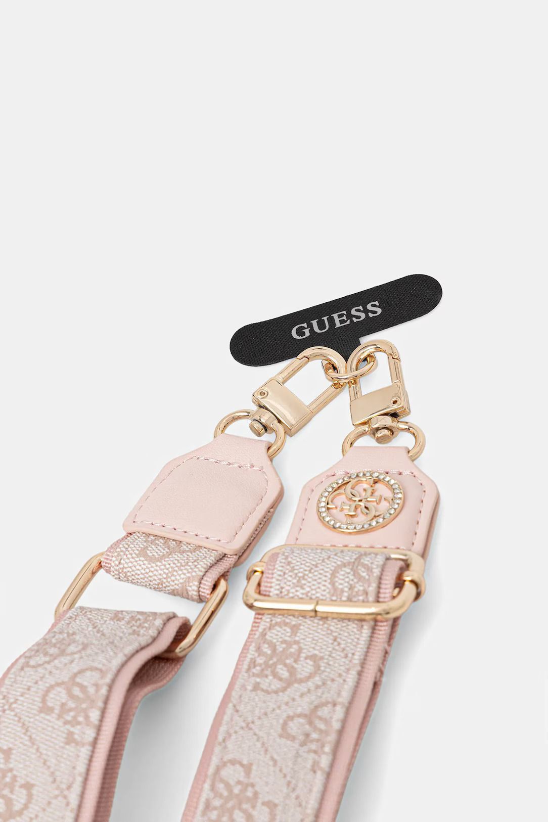 Guess Universal Crossbody 4G Tether Patch Strap PU Metal Logo Pink GADGETS Guess Guess Universal Crossbody 4G Tether Patch Strap PU Metal Logo Pink - Image 4