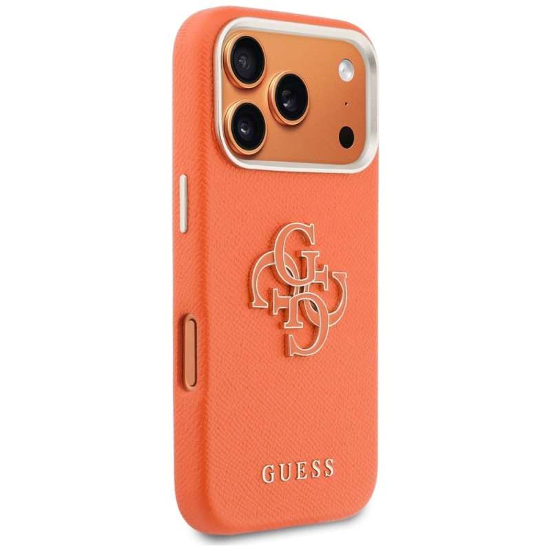 Θήκη Guess FW Resin Logo Orange iPhone 17 Pro Max ΘΗΚΕΣ Guess Θήκη Guess FW Resin Logo Orange iPhone 17 Pro Max - Image 6