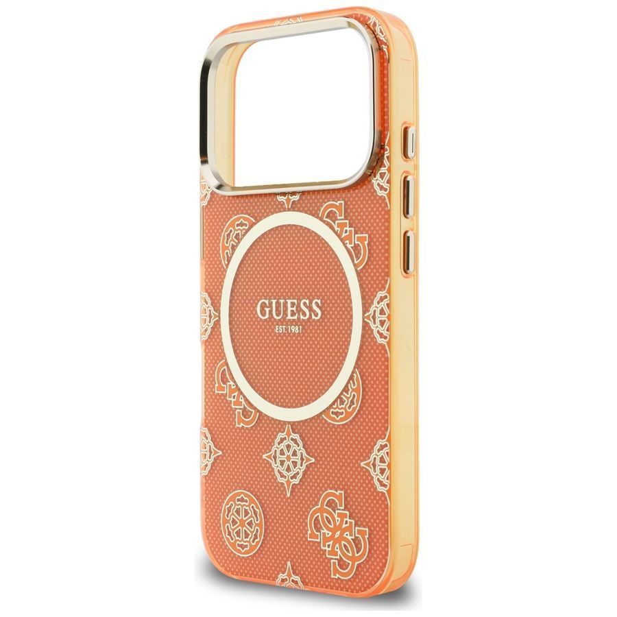 Θήκη Guess IML Peony Dot Magsafe Orange iPhone 17 Pro Max ΘΗΚΕΣ Guess Θήκη Guess IML Peony Dot Magsafe Orange iPhone 17 Pro Max - Image 2