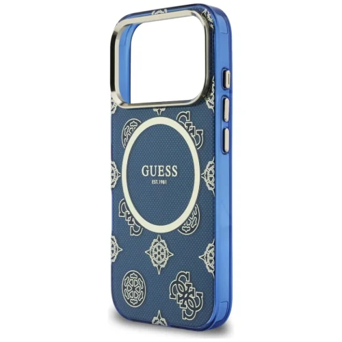 Alternative view of Θήκη Guess IML Peony Dot Magsafe Blue iPhone 17 Pro