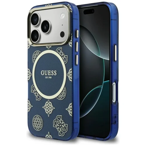 Θήκη Guess IML Peony Dot Magsafe Blue iPhone 17 Pro ΘΗΚΕΣ Guess Θήκη Guess IML Peony Dot Magsafe Blue iPhone 17 Pro