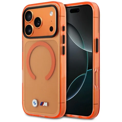 Θήκη BMW M IML Metal Logo MagSafe Orange iPhone 17 Pro Max