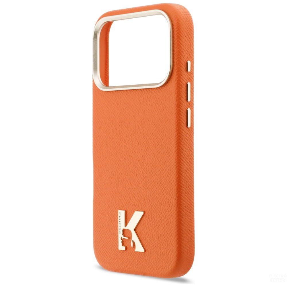 Θήκη Karl Lagerfeld Karl Head Logo MagSafe Leather Orange iPhone 17 Pro Max ΘΗΚΕΣ KARL LAGERFELD Θήκη Karl Lagerfeld Karl Head Logo MagSafe Leather Orange iPhone 17 Pro Max - Image 6