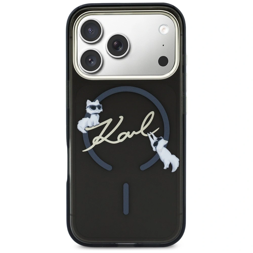 Θήκη Karl Lagerfeld IML Choupettes Karl Script Logo MagSafe Black iPhone 17 Pro Max ΘΗΚΕΣ KARL LAGERFELD Θήκη Karl Lagerfeld IML Choupettes Karl Script Logo MagSafe Black iPhone 17 Pro Max - Image 2