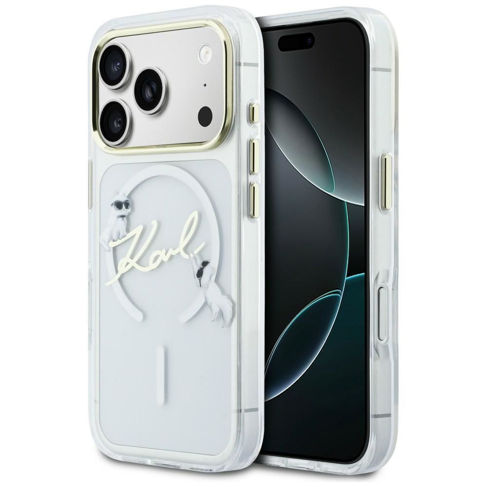 Θήκη Karl Lagerfeld IML Choupettes Karl Script Logo MagSafe Clear iPhone 17 Pro Max ΘΗΚΕΣ KARL LAGERFELD Θήκη Karl Lagerfeld IML Choupettes Karl Script Logo MagSafe Clear iPhone 17 Pro Max