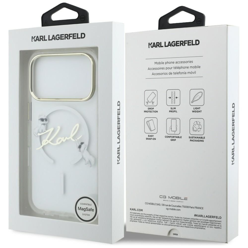 Θήκη Karl Lagerfeld IML Choupettes Karl Script Logo MagSafe Clear iPhone 17 Pro Max ΘΗΚΕΣ KARL LAGERFELD Θήκη Karl Lagerfeld IML Choupettes Karl Script Logo MagSafe Clear iPhone 17 Pro Max - Image 8