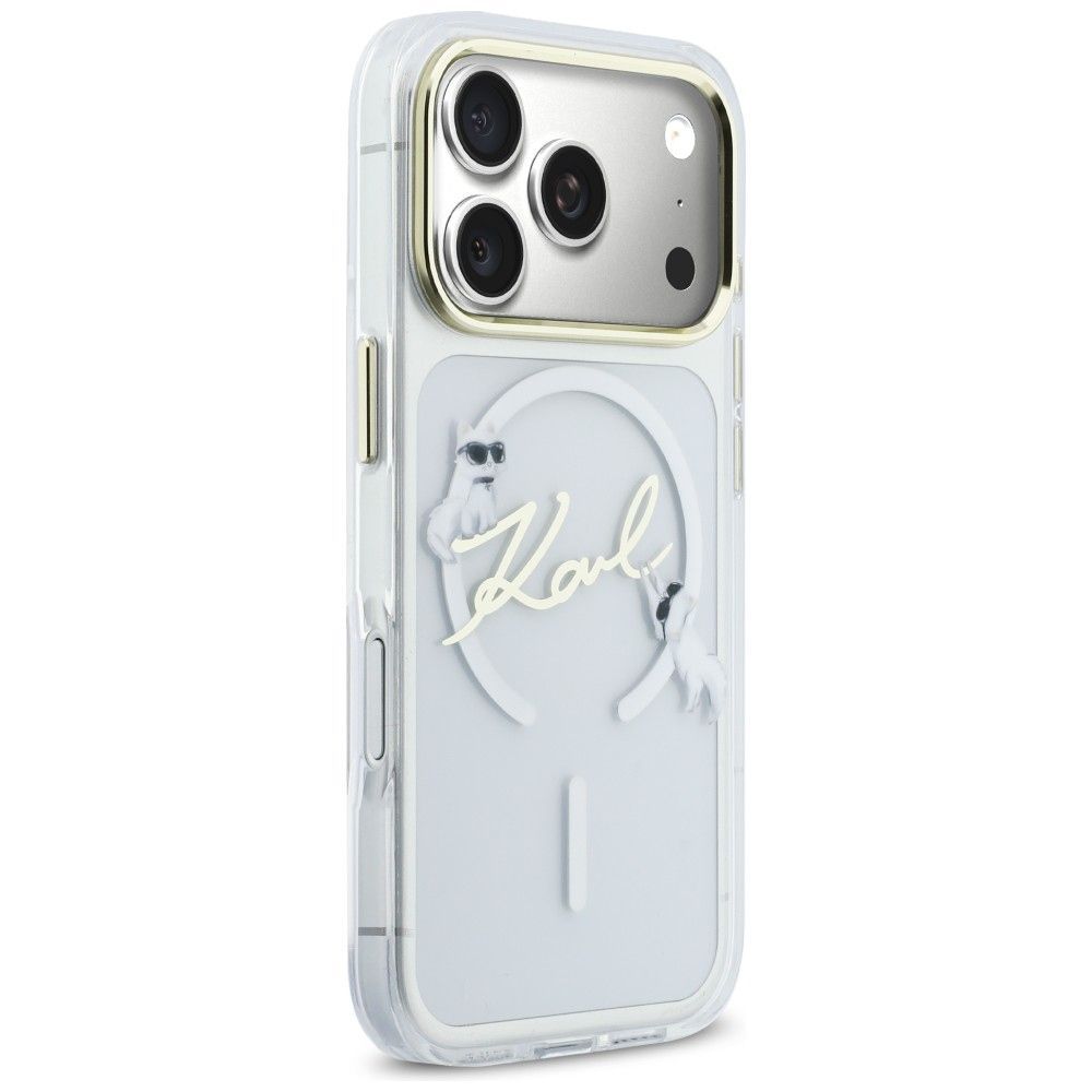 Θήκη Karl Lagerfeld IML Choupettes Karl Script Logo MagSafe Clear iPhone 17 Pro Max ΘΗΚΕΣ KARL LAGERFELD Θήκη Karl Lagerfeld IML Choupettes Karl Script Logo MagSafe Clear iPhone 17 Pro Max - Image 4